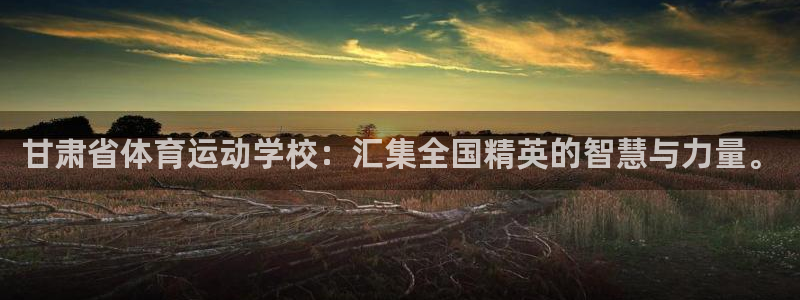 一竞技官网下载招商电话地址是多少：甘肃省体育运动学校：汇集全